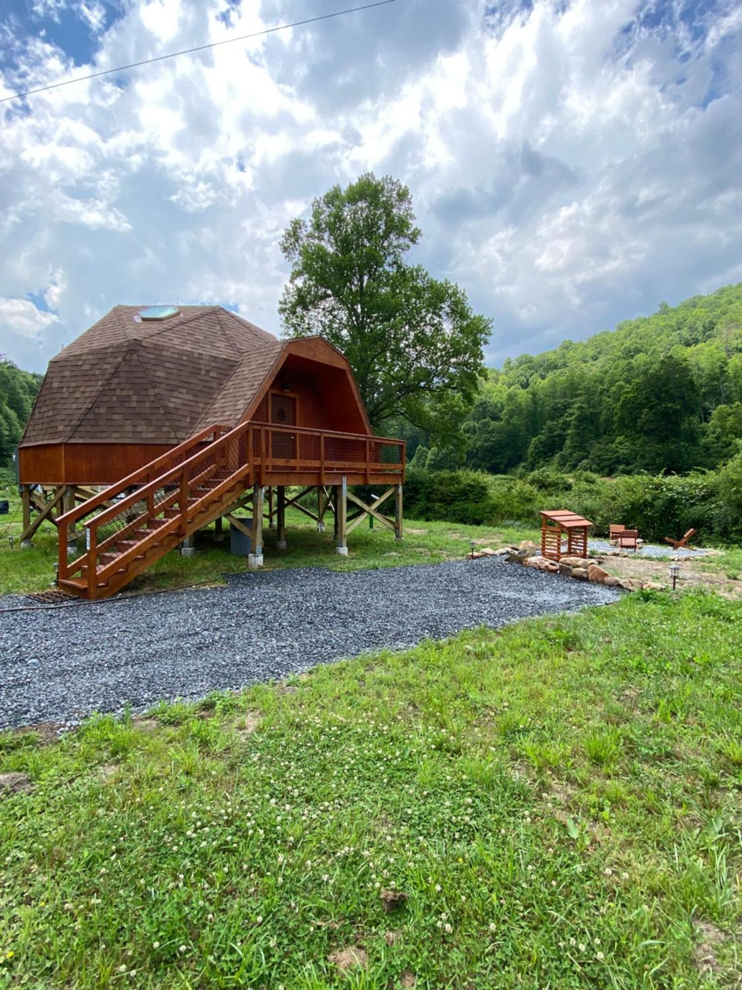 Natahala Glamping Red Dome #23 Topton Exterior foto