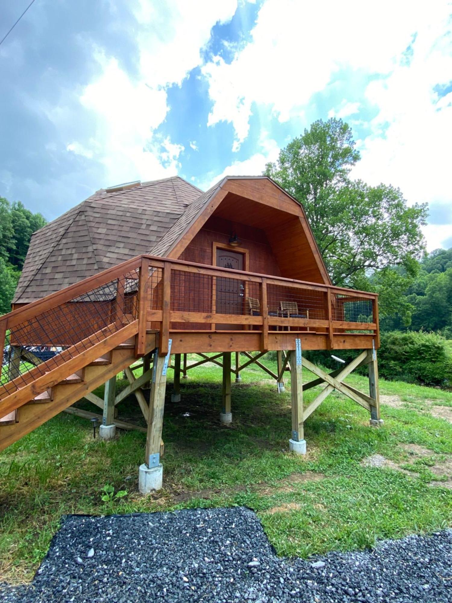 Natahala Glamping Red Dome #23 Topton Exterior foto